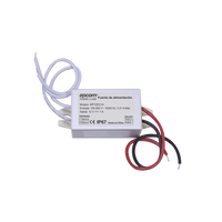 Fuente 12 V  |  1 Amper  |  Waterproof  | Intemperie grado IP67