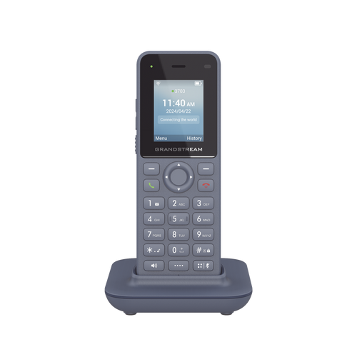 Teléfono IP inalámbrico Wi-Fi, portátil, 2 líneas, 2 cuentas SIP, Voz HD, Bluetooth, Puerto USB tipo C