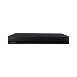 NVR de 12 Megapíxel con Wisenet Wave Embebido / Incluye 4 Licencias / 4TB Incluidos / 8 canales / 8 puertos PoE+ / H.265 & WiseStream / E/S de alarma