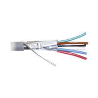 Bobina de 305 metros de cable 8 conductores, 22 AWG, tipo CMR, de color gris para aplicaciones en Alarmas de intrusión /Control de acceso/Interfonos y TV porteros/Automatización/Audio y Voceo.