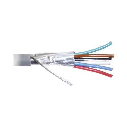 Bobina de 305 Metros (1000 Pies) de Cable 8 Conductores, 22 AWG, Tipo CMR, de Color Gris para Aplicaciones en Alarmas de Intrusi�n /Control de Acceso/Interfonos y TV Porteros/Automatizaci�n/Audio y Voceo.