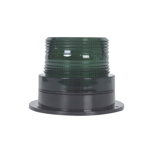 Burbuja Brillante de Larga Vida Útil, con 8 LEDs Color Verde, Domo Verde, 12Vcd