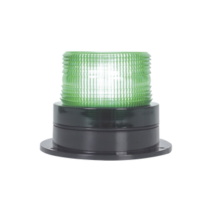 Burbuja Brillante de Larga Vida Útil, con 8 LEDs Color Verde, Domo Verde, 12Vcd