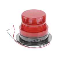Burbuja Brillante de Larga Vida Útil, con 8 LEDs Color Rojo, Domo Rojo, 12Vcd