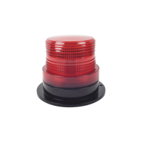 Burbuja Brillante de Larga Vida Útil, con 8 LEDs Color Rojo, Domo Rojo, 12Vcd