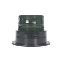 Burbuja Brillante de Larga Vida Útil, con 8 LEDs Color Verde, Domo Verde, 110 Vca