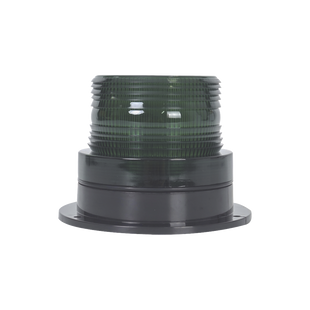 Burbuja Brillante de Larga Vida Útil, con 8 LEDs Color Verde, Domo Verde, 110 Vca