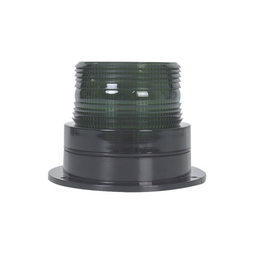 Burbuja Brillante de Larga Vida Útil, con 8 LEDs Color Verde, Domo Verde, 110 Vca
