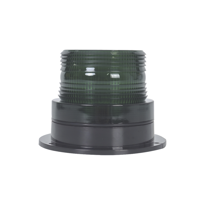 Burbuja Brillante de Larga Vida Útil, con 8 LEDs Color Verde, Domo Verde, 110 Vca