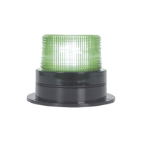 Burbuja Brillante de Larga Vida Útil, con 8 LEDs Color Verde, Domo Verde, 110 Vca