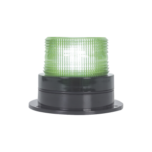 Burbuja Brillante de Larga Vida Útil, con 8 LEDs Color Verde, Domo Verde, 110 Vca
