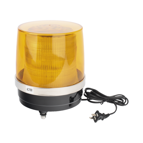 Burbuja Brillante de Larga Vida Útil, Con 150 LEDs, Color Ambar, Domo Ambar, 110 Vca