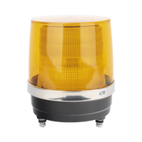 Burbuja Brillante de Larga Vida Útil, Con 150 LEDs, Color Ambar, Domo Ambar, 110 Vca