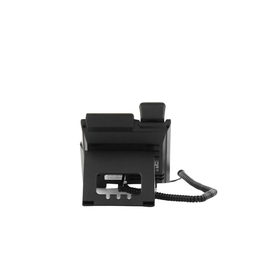 Teléfono IP empresarial para 2 lineas SIP con pantalla LCD,  Puertos Gigabit, Códec Opus, conferencia de 6 vías, PoE.