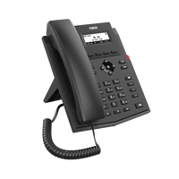 Teléfono IP / 2 Líneas SIP / Pantalla LCD 2.3" 132x64 / Audio HD G.722 y Opus / Conferencia 6 Vías / PoE 802.3af / Puertos Ethernet Duales 10/100 / Soporte EHS