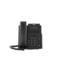 Teléfono IP / 2 Líneas SIP / Pantalla LCD 2.3" 132x64 / Audio HD G.722 y Opus / Conferencia 6 Vías / PoE 802.3af / Puertos Ethernet Duales 10/100 / Soporte EHS