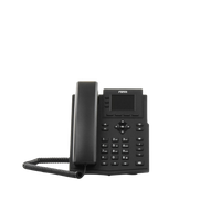 Teléfono IP empresarial para 4 líneas SIP con pantalla LCD de 2.4 pulgadas a color, Opus y conferencia de 3 vías, PoE.