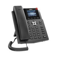 Teléfono IP / 4 Líneas SIP / Pantalla LCD Color 2.4" / Audio HD G.722 y Opus / Conferencia 3 Vías / PoE 802.3af / OpenVPN / Soporte EHS