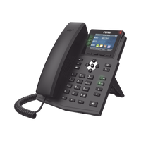 Teléfono IP / 6 Líneas SIP / Pantalla LCD a Color 2.8" / Audio HD G.722 y Opus / Conferencia 3 Vías / Puertos Gigabit / PoE 802.3af / OpenVPN / IPv6