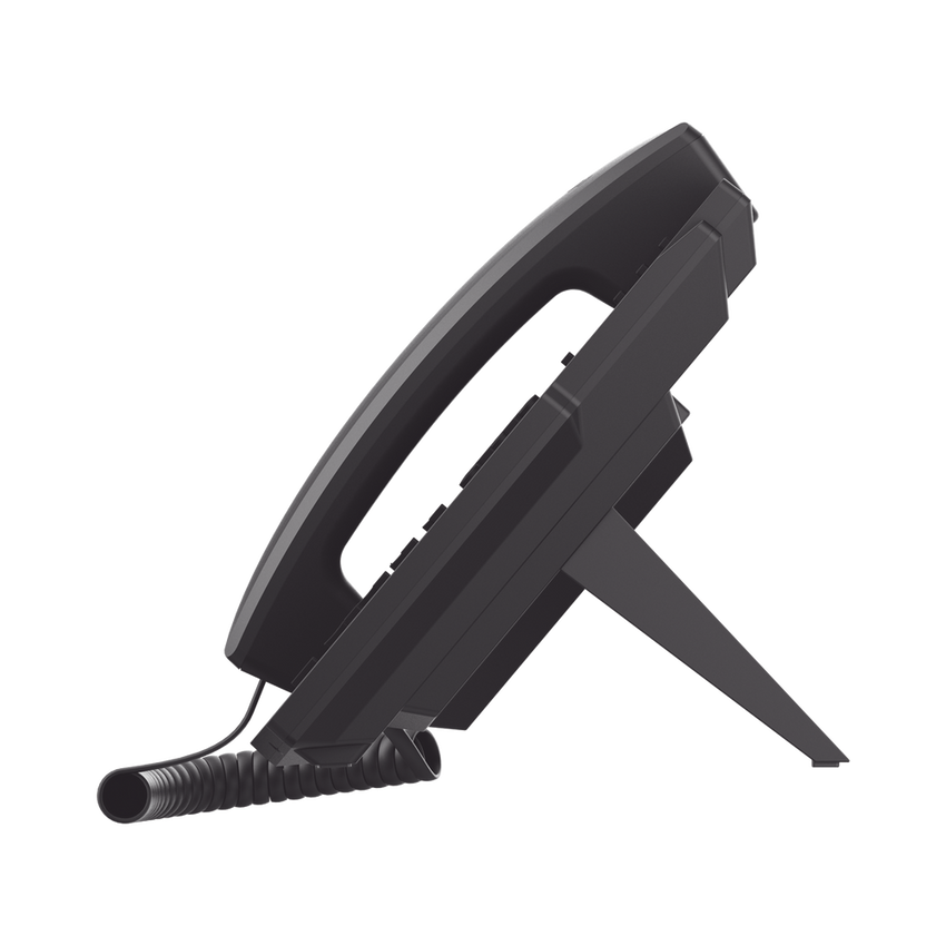 Teléfono IP / 6 Líneas SIP / Pantalla LCD a Color 2.8" / Audio HD G.722 y Opus / Conferencia 3 Vías / Puertos Gigabit / PoE 802.3af / OpenVPN / IPv6