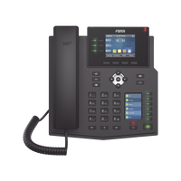 Teléfono IP Empresarial con Estándares Europeos, 12 lineas SIP con pantalla a color, 30 teclas DSS/BLF, puertos Gigabit, IPv6, Opus , PoE/DC