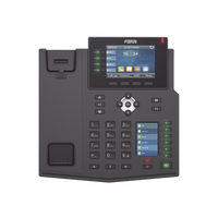 Teléfono IP Empresarial con Estándares Europeos, 16 líneas SIP con pantalla LCD a color 3.5", 30 teclas DSS/BLF, puertos Gigabit, IPv6, Opus y conferencia de 3 vías, PoE/DC