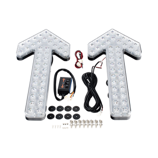 Flechas directoras de tráfico LED de 24 Pulgadas en color ámbar con 240 LED