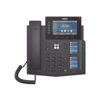 Teléfono IP Empresarial con Estándares Europeos, 20 lineas SIP con pantalla LCD a color, 60 teclas DSS/BLF, puertos Gigabit, IPv6, Opus , PoE/DC