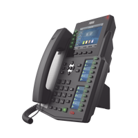 Teléfono IP Empresarial con Estándares Europeos, 20 lineas SIP con pantalla LCD a color, 60 teclas DSS/BLF, puertos Gigabit, IPv6, Opus , PoE/DC