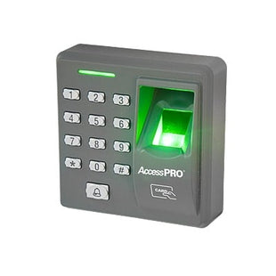 Lector de huella y proximidad con teclado autónomo, 500 huellas/500 tarjetas/8 passwords