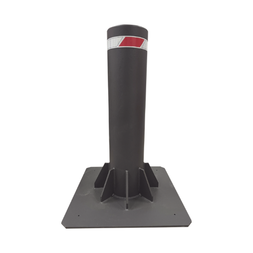 Bolardo Fijo de Alta Seguridad de 220 mm de Diámetro / Fabricado en Acero al Carbón