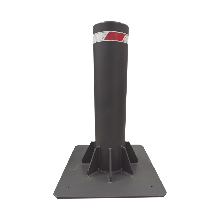 Bolardo Fijo de Alta Seguridad de 220 mm de Diámetro / Fabricado en Acero al Carbón