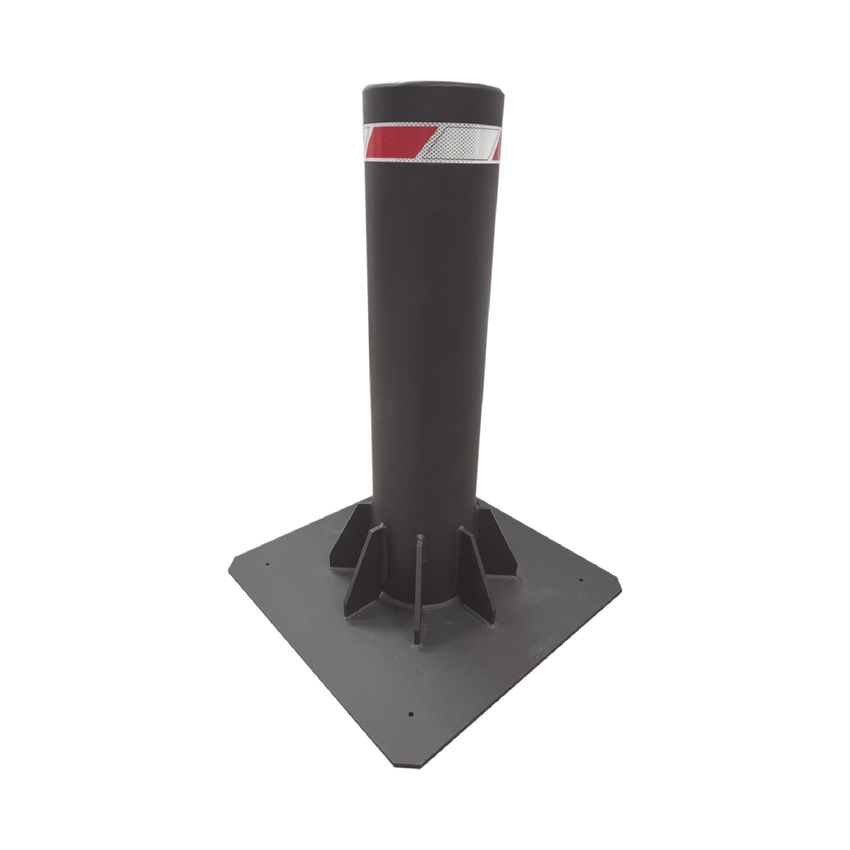 Bolardo Fijo de Alta Seguridad de 220 mm de Diámetro / Fabricado en Acero al Carbón