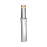 Bolardo Hidr�ulico Antiembestida 220 mm � 600 mm / Acero Inoxidable 304 / 200,000 J de Resistencia al Impacto / Bomba Hidr�ulica Integrada / Ciclo de 4 seg / 100 Ciclos por Hora