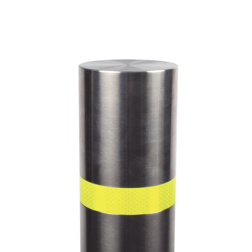 Bolardo Fijo de Acero Inoxidable de 900 mm de Altura / Ideal para aplicaciones delimitaciones de automóviles