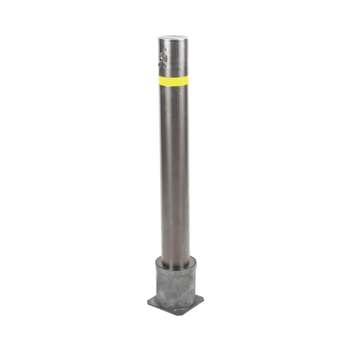 Bolardo Desmontable de Acero Inoxidable  de 900 mm de Altura /  Ideal para aplicaciones de delimitaciones vehiculares y peatonales