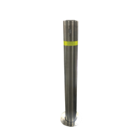 Bolardo retráctil de Acero Inoxidable de 900 mm de Altura / Ideales para delimitación vehicular y peatonal