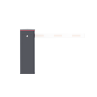 Barrera Vehicular Izquierda / Soporta Brazo ARTICULADO de Hasta 4 Metros / Final de Carrera Ajustable Por Programación / Tiempo de Apertura de 3 Segundos / Con Corona Led Semaforizada