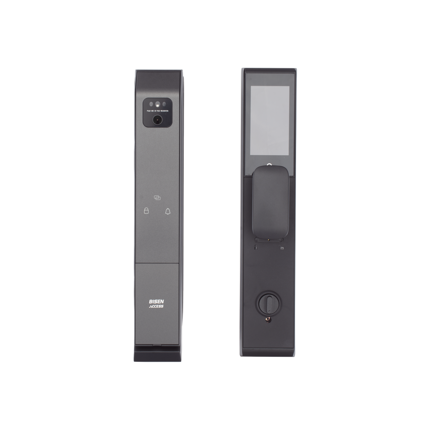 Cerradura Autónoma Inteligente / Autentificación Biométrica de Rostro y Palma / Teclado Para Acceso con Código PIN / Control Mediante APP / Batería de Larga Duración Recargable