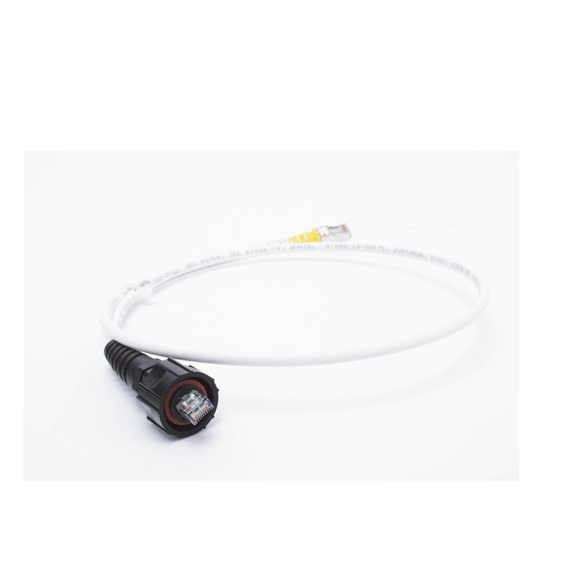 Patch Cord Reforzado Industrial (Ruggedized), Cat6A Blindado S/FTP, CM/LS0H, 0.91 Metros (3 Pies)