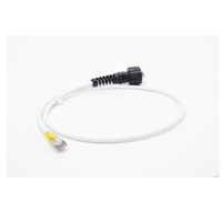 Patch Cord Reforzado Industrial (Ruggedized), Cat6A Blindado S/FTP, CM/LS0H, 0.91 Metros (3 Pies)