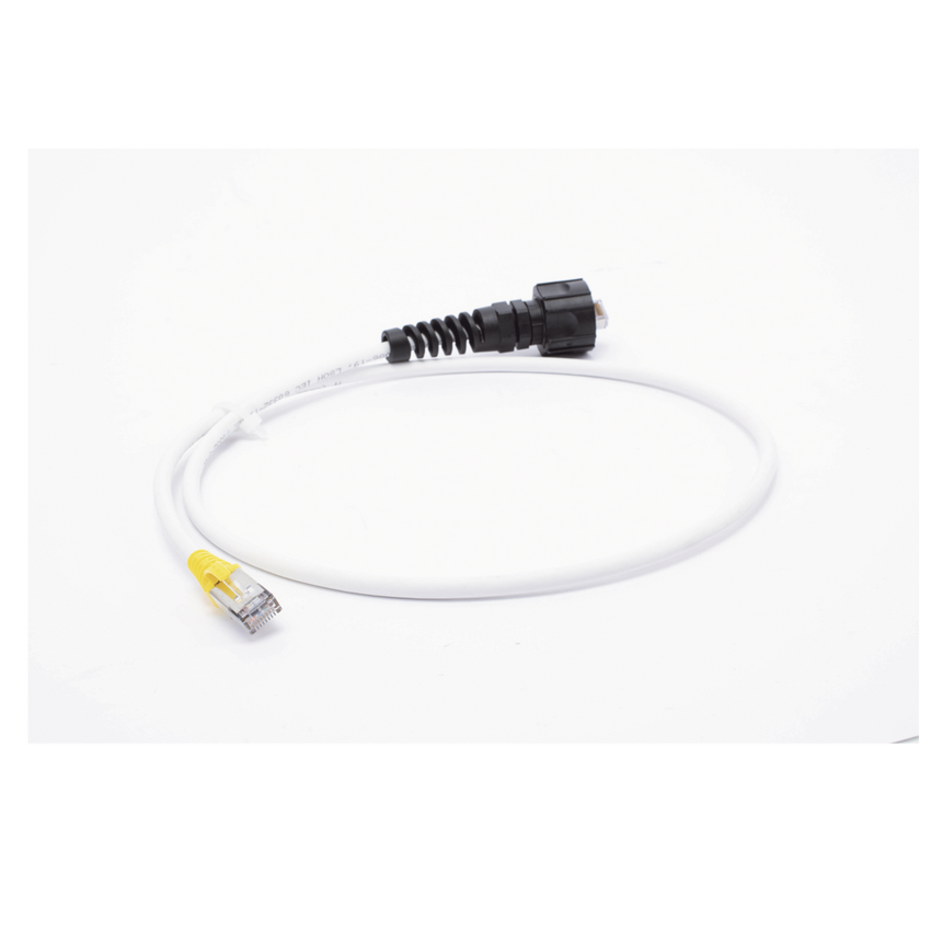 Patch Cord Reforzado Industrial (Ruggedized), Cat6A Blindado S/FTP, CM/LS0H, 0.91 Metros (3 Pies)