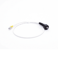 Patch Cord Reforzado Industrial (Ruggedized), Cat6A Blindado S/FTP, CM/LS0H, 0.91 Metros (3 Pies)