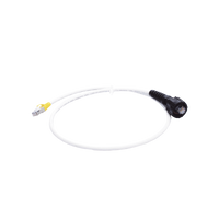 Patch Cord Reforzado Industrial (Ruggedized), Cat6A Blindado S/FTP, CM/LS0H, 0.91 Metros (3 Pies)