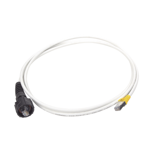 Patch Cord Reforzado Industrial (Ruggedized), Cat6A Blindado S/FTP, CM/LS0H, 5 Ft