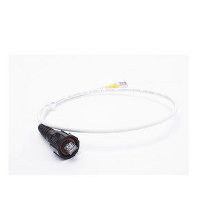(XC6A-S10-B05) Patch Cord RJ45 Cat6A S/FTP T568A/B CM/LS0H1 Blanco Amarillo 3.05 Metros (10 Pies)