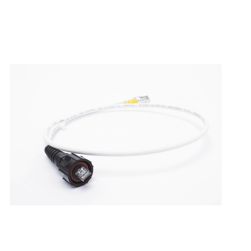 (XC6A-S10-B05) Patch Cord RJ45 Cat6A S/FTP T568A/B CM/LS0H1 Blanco Amarillo 3.05 Metros (10 Pies)