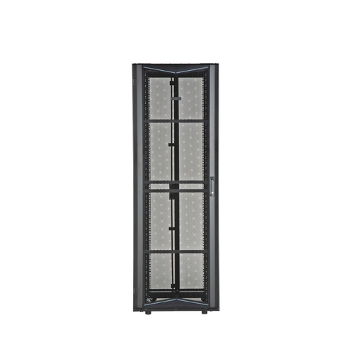 Gabinete FlexFusion para Centros de Datos, 42 UR, 800 mm de Ancho, 1200 mm de Profundidad, Fabricado en Acero, Color Negro