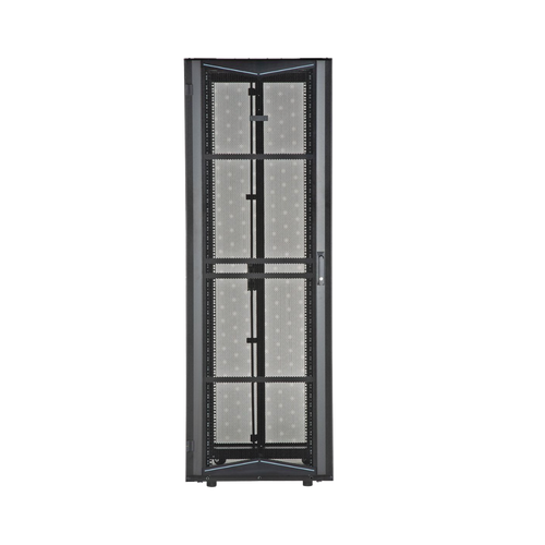 Gabinete FlexFusion para Centros de Datos, 45 UR, 800 mm de Ancho, 1200 mm de Profundidad, Fabricado en Acero, Color Negro
