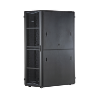 Gabinete FlexFusion para Centros de Datos, 45 UR, 800 mm de Ancho, 1200 mm de Profundidad, Fabricado en Acero, Color Negro